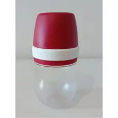 Polvilhador Allegra Base em Policarbonato Tampa Vermelha Tupperware®