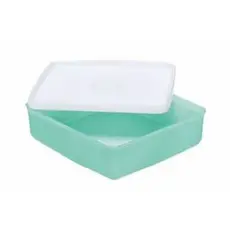 Refri Box Quadrado (Arara) 400 ml Base Mint Tampa Branca Tupperware®