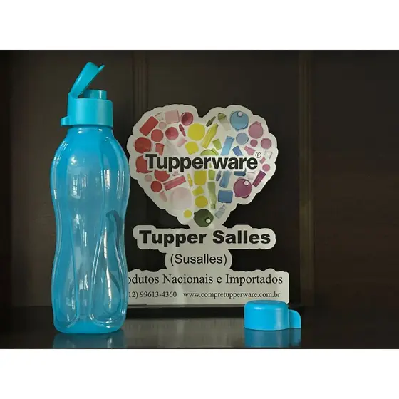 Eco Tupper 500 ml e Tampa de Rosca Extra Azul Tupperware®