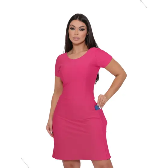 Vestido Moda Fitness Moda Evangélica Linda Confortável Modesta