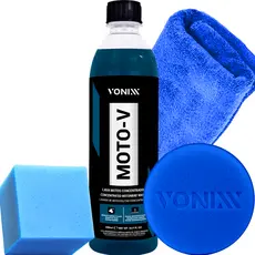 Moto-V 500ml Shampoo Desengraxante Tira Barro Lama Graxa Pano Aplicador