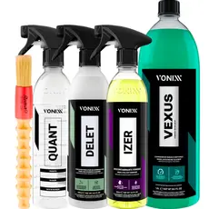 Kit Vexus 1,5L Vonixx Limpador Rodas Motor Carro Moto Delet
