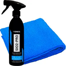 SiO2-Pro 500ml Vonixx Manutenção Vitrificador Automotivo + Pano Microfibra