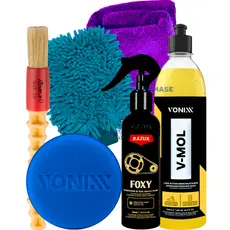 Kit Automotivo Limpeza Shampoo Foxy Desengraxante Vonixx