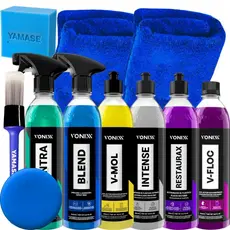 Kit Lavagem Automotiva Completa Profissional Shampoo Cera Revitalizador Produtos Vonixx