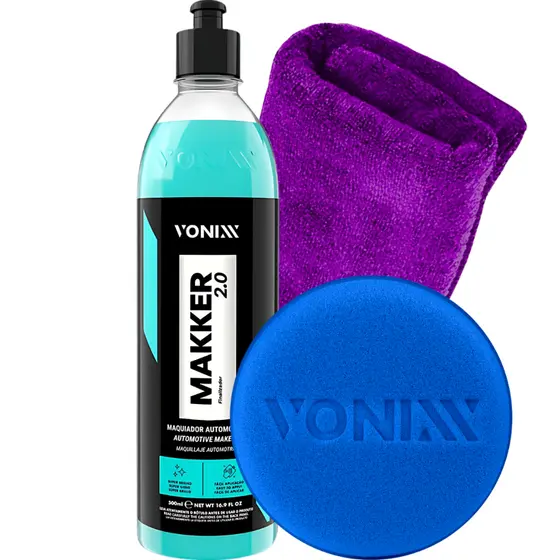 Makker 2.0 Maquiador Automotivo Renova Pintura Defeitos Vonixx + Pano Aplicador