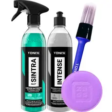 Sintra Fast Limpador Apc Plastico Interno + Intense Revitalizador de Painel Vonixx