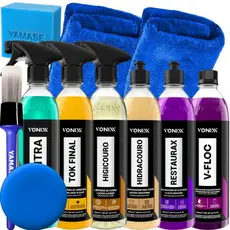 Kit Lavagem Completa Automotiva Profissional Produtos Vonixx 500ml