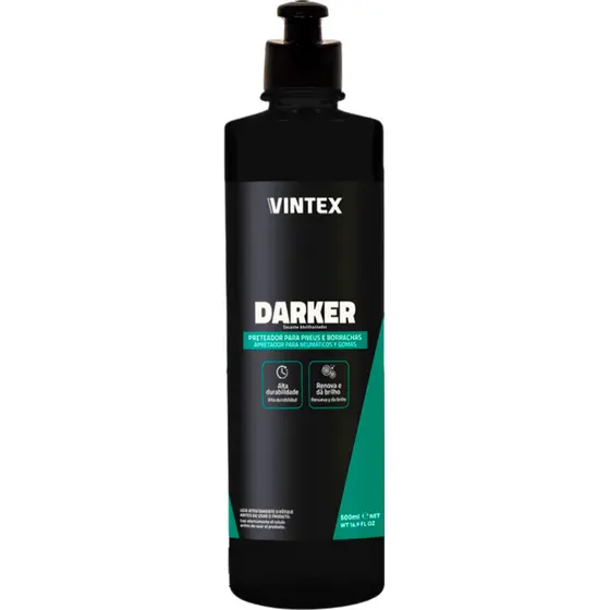 Darker Selante Preteador para Pneus e Borrachas 500ml Vintex
