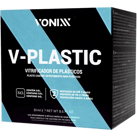 Vitrificador V-Plastic Vonixx para Plásticos Painel 20ml