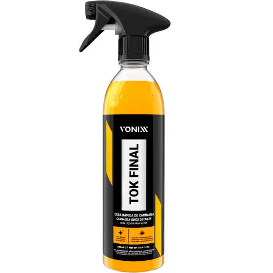 Cera Tok Final 500ml Automotiva de Manutenção Carnaúba Vonixx