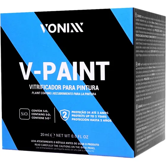 V-Paint 20ml Vonixx Vitrificador para Pintura Verniz Revestidor Película Tinta