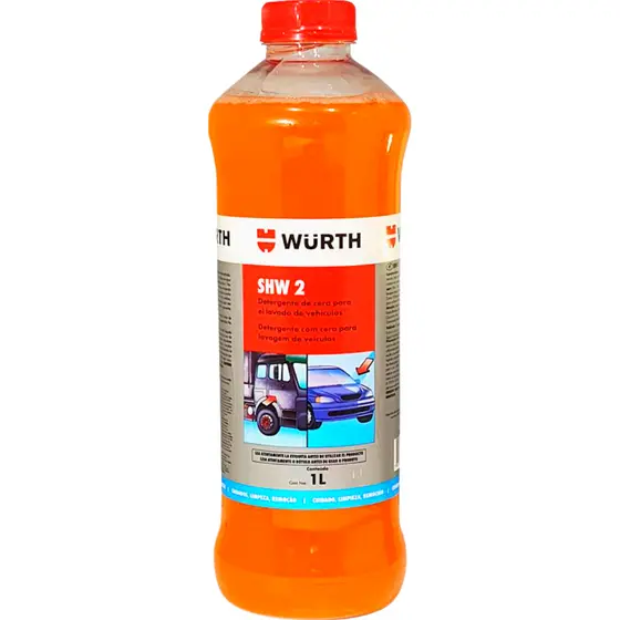 Shampoo Automotivo Com Cera Wurth 1litro
