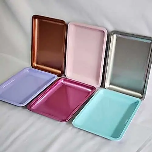 Bandeja Cuba Rim Estética Micro Pigmentação Aço Colorida