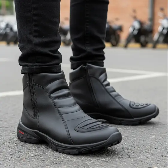 Coturno Masculino Motoqueiro Confortavel Resistente Form's