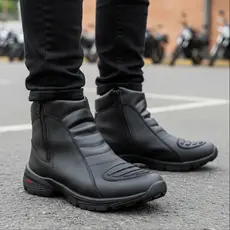 Coturno Masculino Motoqueiro Confortavel Resistente Form's