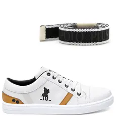 Tênis Polo Plus Masculino Casual + Cinto