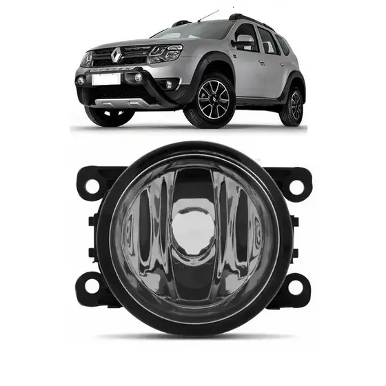 Farol de Milha Auxiliar Neblina Overbumper Duster 2012 2013 2014 2015 2016 2017 2018 2019 2020