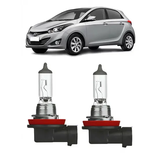Par Lampada Farol de Milha HB20 2012 2013 2014 2015 2016 2017 H8