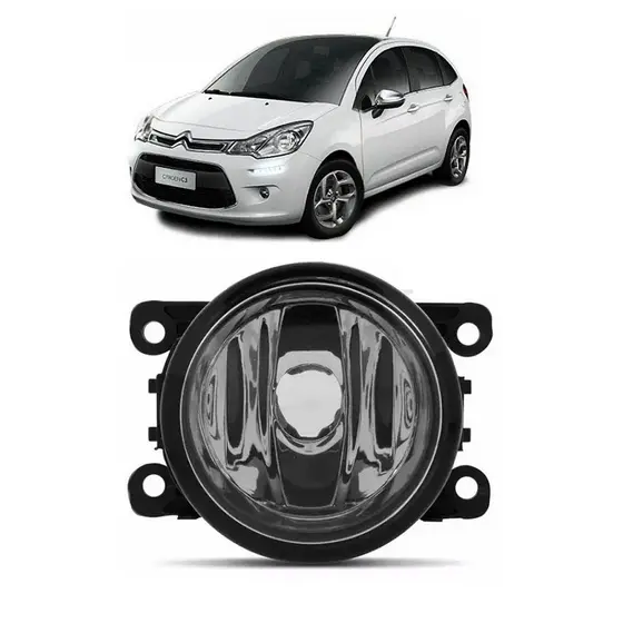 Farol de Milha Auxiliar Neblina Citroen C3 2013 2014 2015 2016 2017 2018 2019