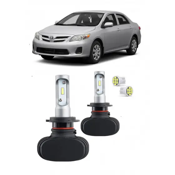 Par Lampada UltraLed Farol de Milha Toyota Corolla 2008 2009 2010 2011 2012 2013 2014 6000K