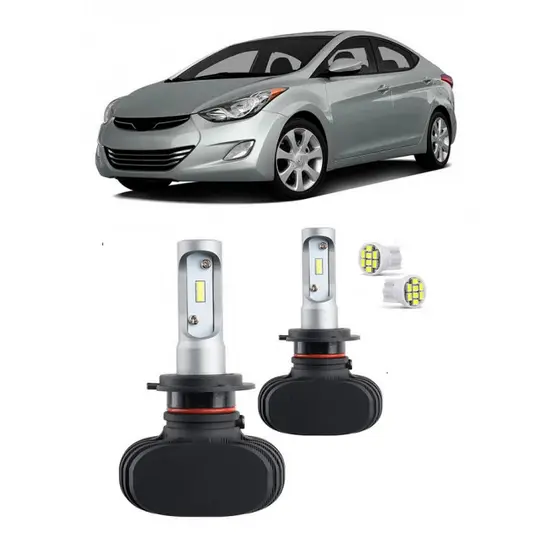 Par Lampada UltraLed Farol de Milha Elantra 2011 2012 2013 6000K