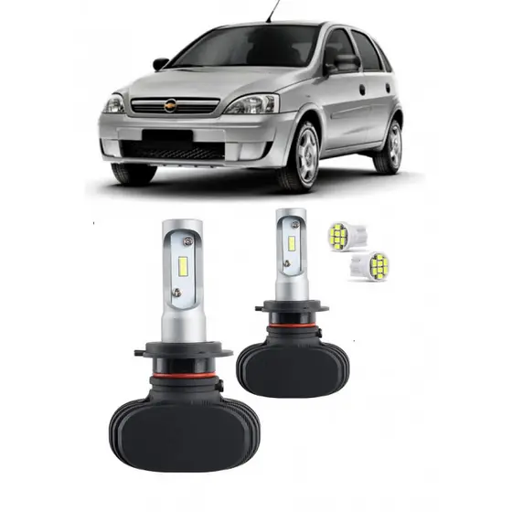 Par Lampada UltraLed Farol de Milha Corsa Montana 2003 2004 2005 2006 2007 2008 2009 2010 2011 2012 6000K