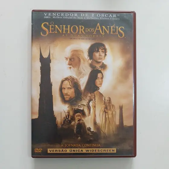 Dvd O Senhor dos Anéis - As Duas Torres - Duplo
