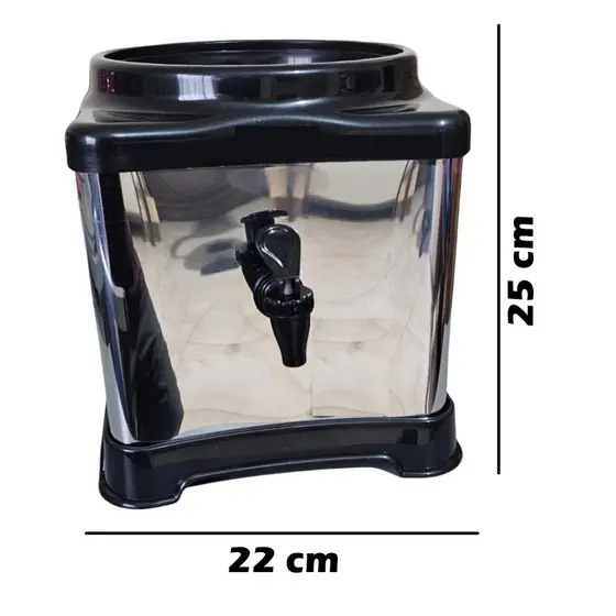 Suporte para Galão de Agua com Cuba De Barro Reservatorio Filtrador Inox
