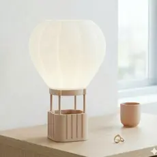 Luminária Abajur Balão Infantil Led Quarto Bebê Menina Menino