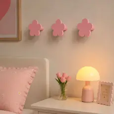 Kit Gancho Suporte Para Pendurar Com Fita Adesiva Rosa