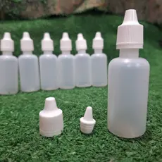 80 / 50 / 25 Unidades Frasco Plástico De 30ml - Conta Gotas Tampa com Lacre!