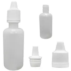 15 Und Frasco Plástico De 30ml - Conta Gotas Tampa Lacre!