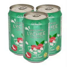 Suco De Lichia Com Nata De Coco 315ml (Kit com 3) Chinchin