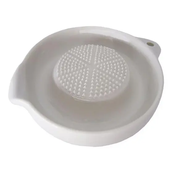 Ralador De Gengibre Com Suporte Ceramica (Kit com 2 )