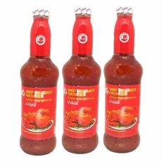 Molho Agridoce Sweet Chilli Sauce 650ml Cock (Kit com 3)