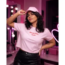 T-shirt Cropped  Thank U Ariana - Tumblr Aesthetic