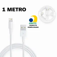 CABO CARREGADOR RÁPIDO USB/LIGTHNING/TIPO C DE 1M PARA IOS COMPATÍVEL IPHONE