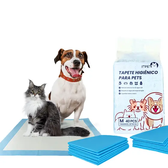 Tapete Higiênico Para Pets 60x60cm  Super Absorvente |Pacote Econômico