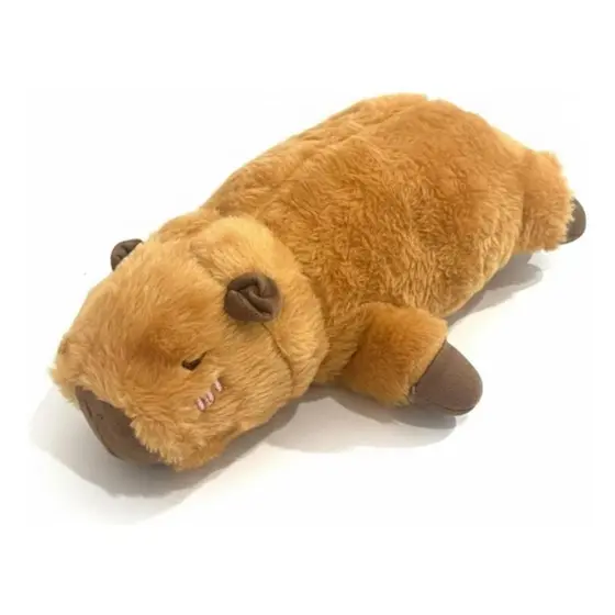 Pelúcia Capivara 50cm Capybara Infantil Almofada Grande Fofa Macia Antialérgica Decorativa