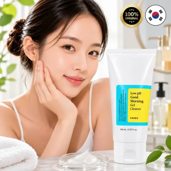 COSRX Low pH Good Morning Gel Cleanser 150ml Gel De Limpeza Facial Coreano Original PRONTA ENTREGA