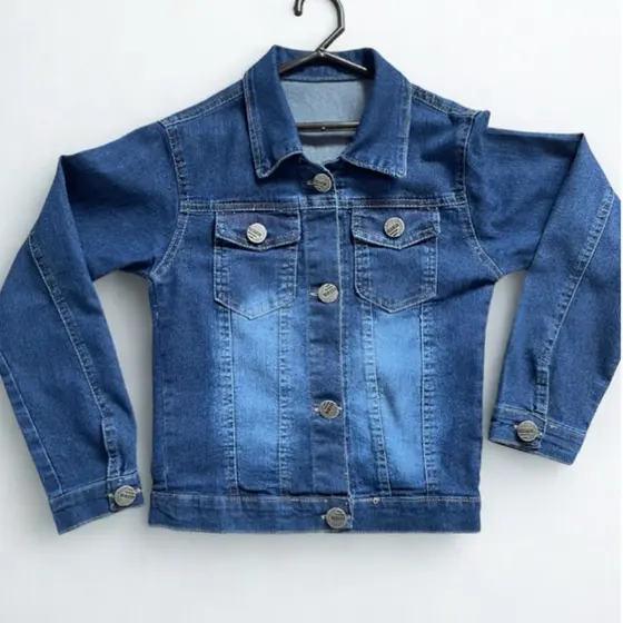 Jaqueta Jeans Infantil Menino juvenil inverno