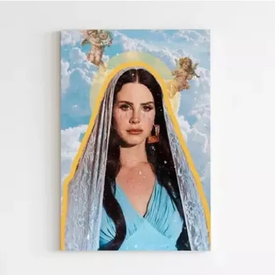 Quadro decorativo Lana Del Rey (1 peça 20x30)