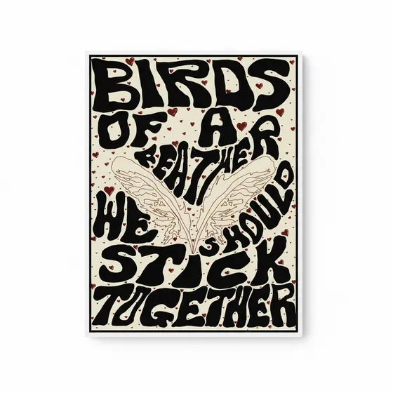 Quadro decorativo Cantora pop Billie Eilish música Birds of a feather arte musical (1 peça)