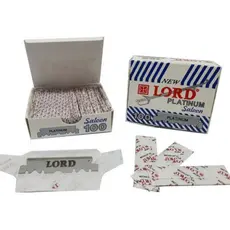 Lamina Para Barbear Lord Platinum Cortada 100 Laminas alta qualidade