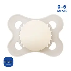 Chupeta 0 a 6 Meses MAM Original Bico Silicone Simétrico SkinSoft Neutra Bebê Menina Menino Recém Nascido