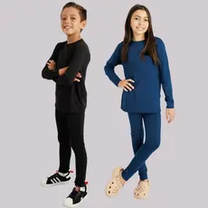 Conjunto Térmico Infantil Menino e Menina Unissex Frio Inverno Peluciado Segunda Pele Manga Longa