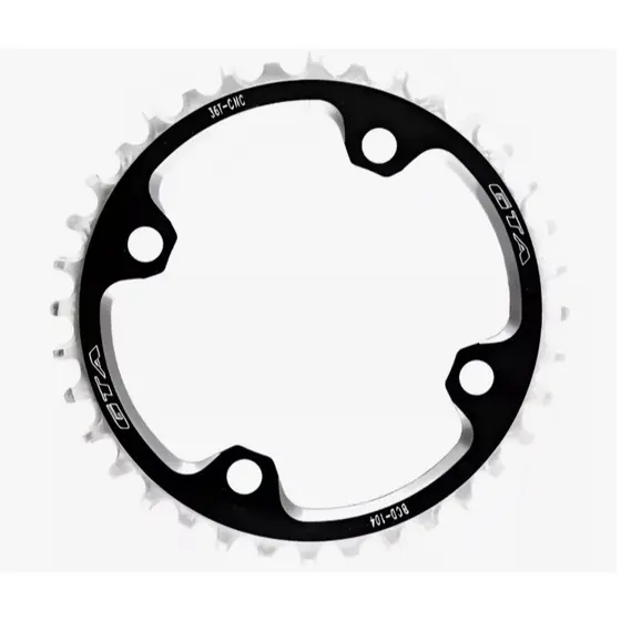 Coroa Single 34 Dentes GTA RX Bicicleta Coroa Única Bike Alumínio Bcd 104 Narrow Wide