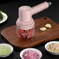Mini Batedeira Elétrica Recarregável Portátil Mixer De Mão Rosa