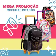 Mochila Infantil Escolar Unissex Promoção Imperdível Desconto Pronta Entrega Avaria